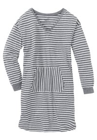 bonprix MODERNES HAUS MIT PRAKTISCHER KÄNGURU-TASCHE - Camicia da notte - grau