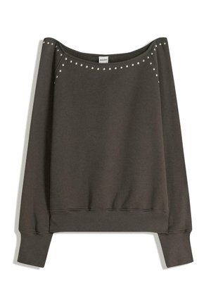 ASYMMETRIC STUD  - Sweatshirt - khaki