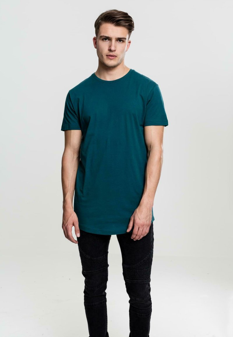 Urban Classics SHAPED LONG T-shirt basic teal/petrol