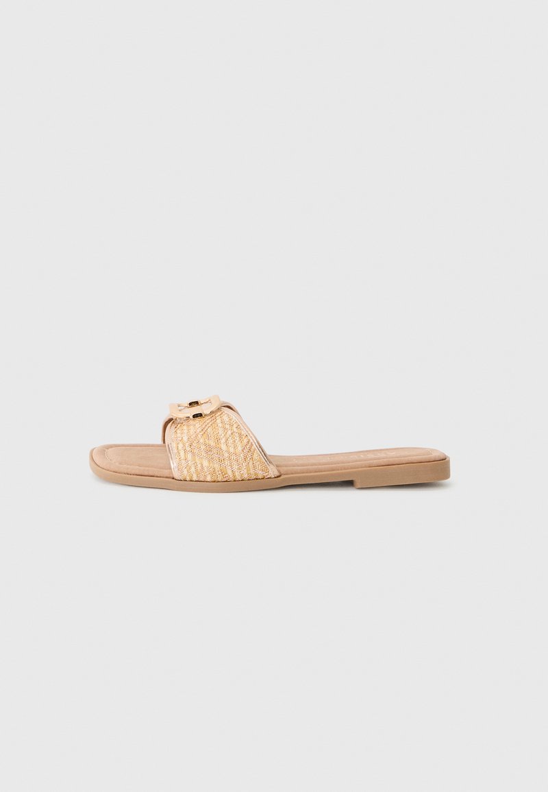 Cassis côte d'azur Mules rose doré