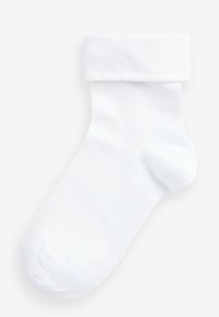 Next 5 PACK RICH ROLL REGULAR FIT - Strumpor - white