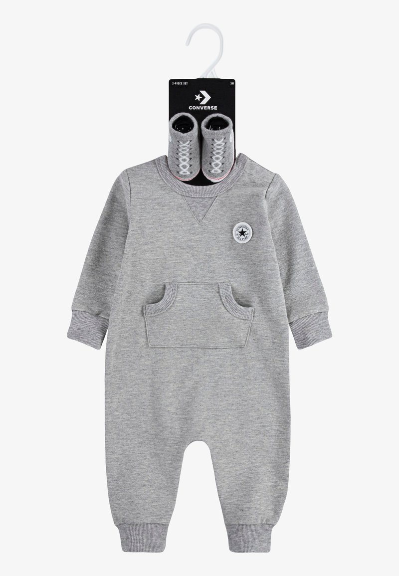 Converse LIL CHUCK COVERALL SET Jumpsuit dark grey heather