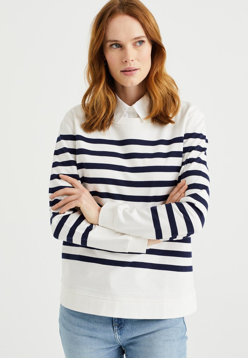 WE Fashion Sweater weiß/wit Zalando.nl