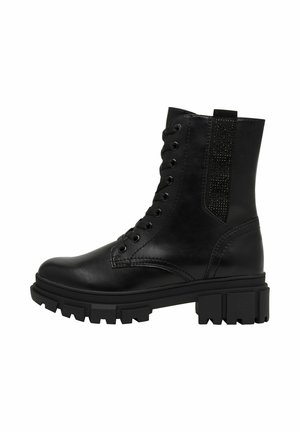 s.Oliver Bottines à plateau - black glitter