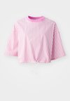 STRIPE BOXY - Μπλούζα - playful pink/sail