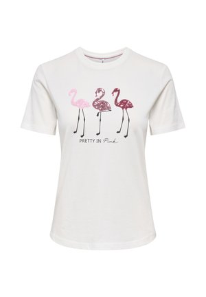 SS TEE NOOS - Camiseta estampada - cloud dancer
