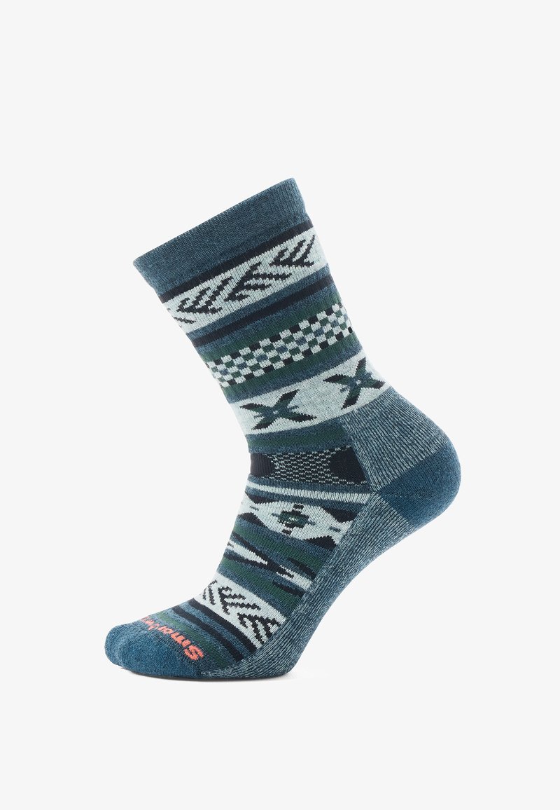 Smartwool EVERYDAY COZY CABIN GAMES CREW - Calze sportive - twilight blue