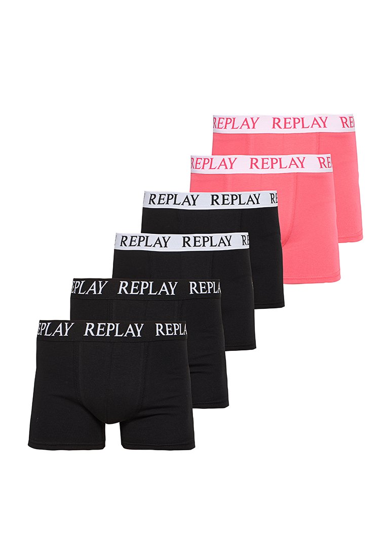 Replay Boxers gemêleerd zwart Replay Boxers gemêleerd zwart