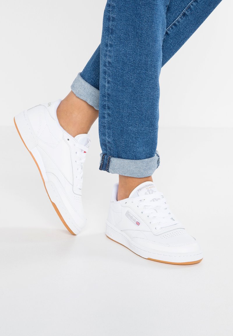 Verzorger Trend uitlaat Reebok Classic CLUB C 85 - Sneakers laag - white/light grey/wit - Zalando.nl