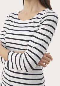 Part Two EMEL - Langærmet T-shirt - dark navy stripe