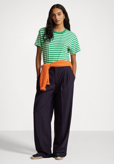 Polo Ralph Lauren SHORT SLEEVE - Printtipaita - preppy green/white