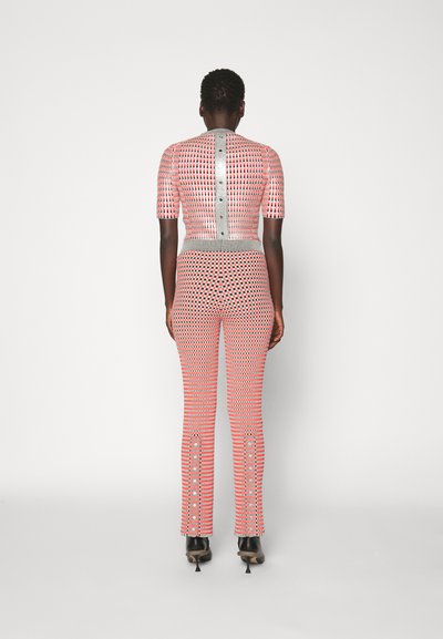 Rabanne PANTALON - Παντελόνι - light red