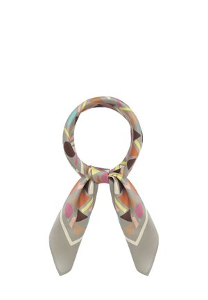 GEOMETRIC - Foulard - grey/multicolor graphic print