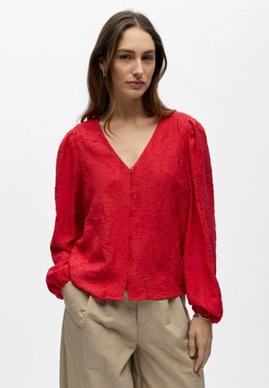 JACQUARD - Blouse - poinsettia