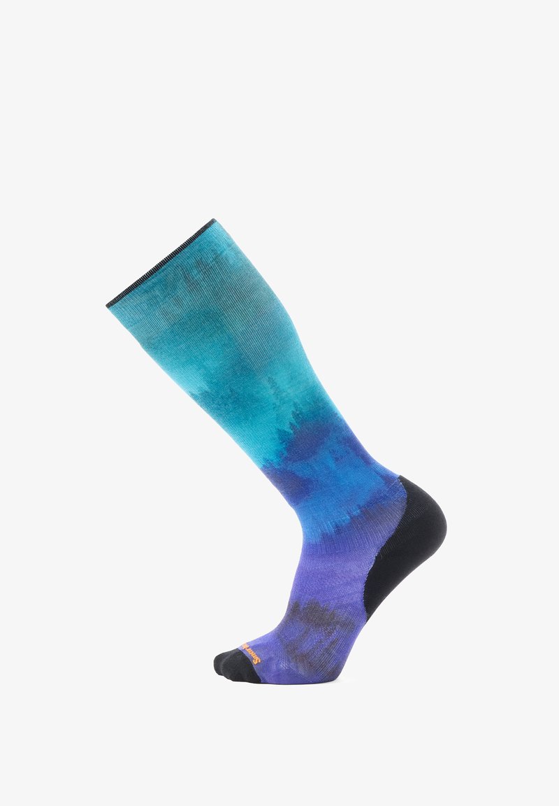 Smartwool SKI TARGETED CUSHION COMPRESSION PRINT OTC - Calcetines de deporte - black