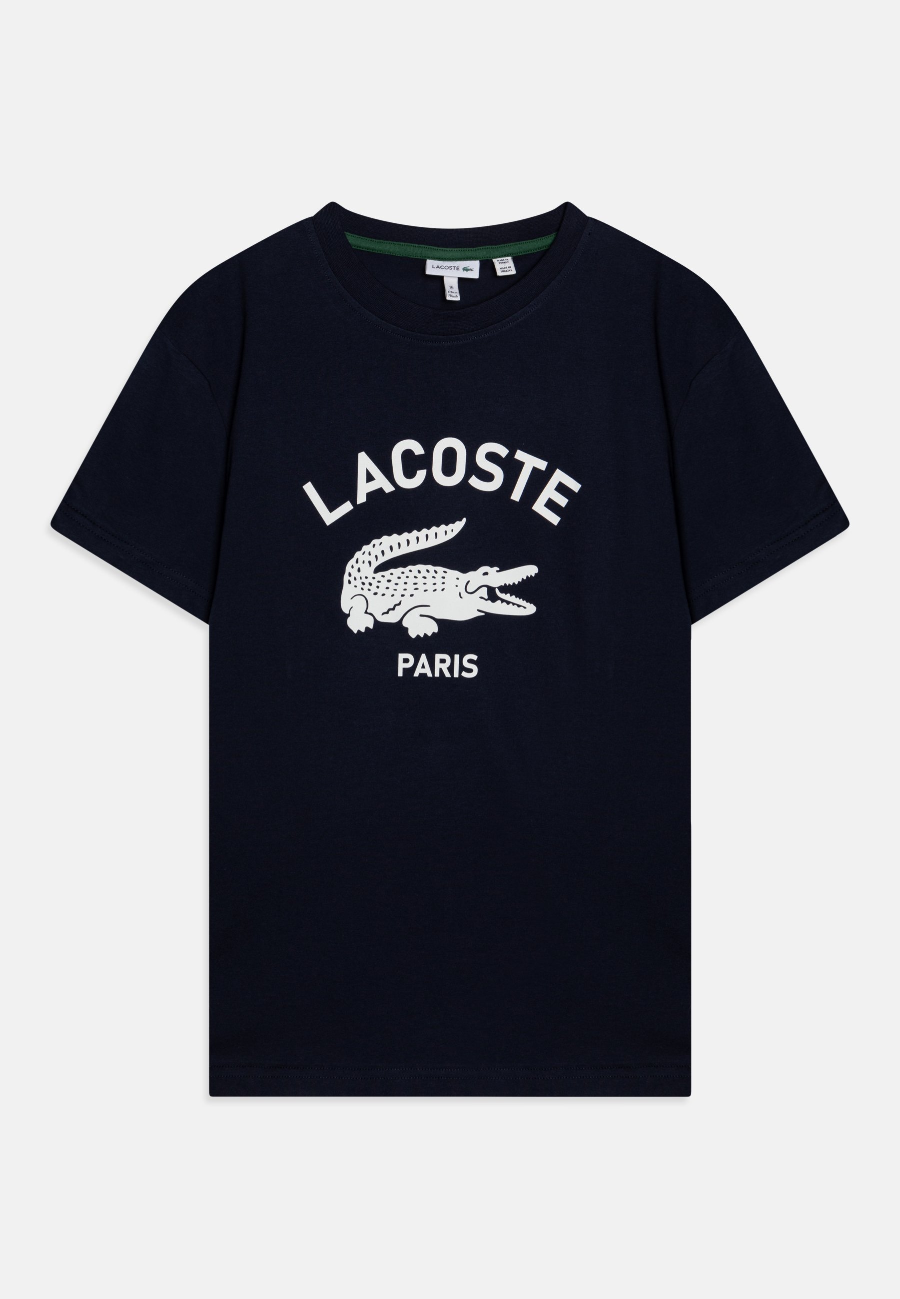 Lacoste UNISEX Print T-shirt navy blue/dark blue Zalando