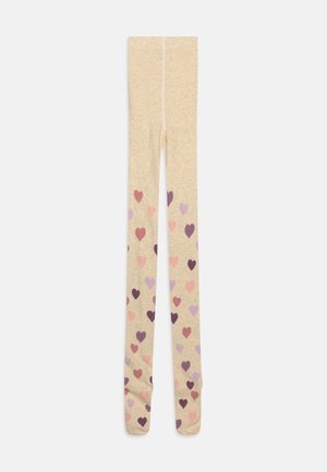 TIGHTS HEARTS - Collant - beige melange
