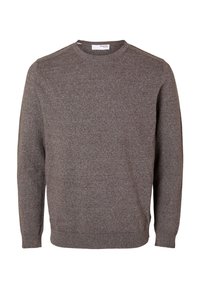 SLHBERG CREW NECK - Džemperis - grey