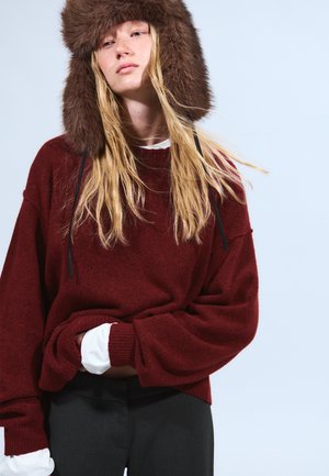 Pullover - wine melange