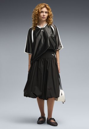 Puma, SPEEDCAT BALLET DRESS-UP TIGER WNS - Балетни пантофки с каишка на глезена - rich cocoa-puma black