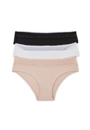 PACK OF 3 - Slip - black beige