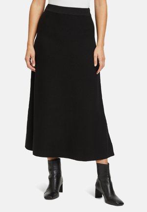 A-line skirt - schwarz