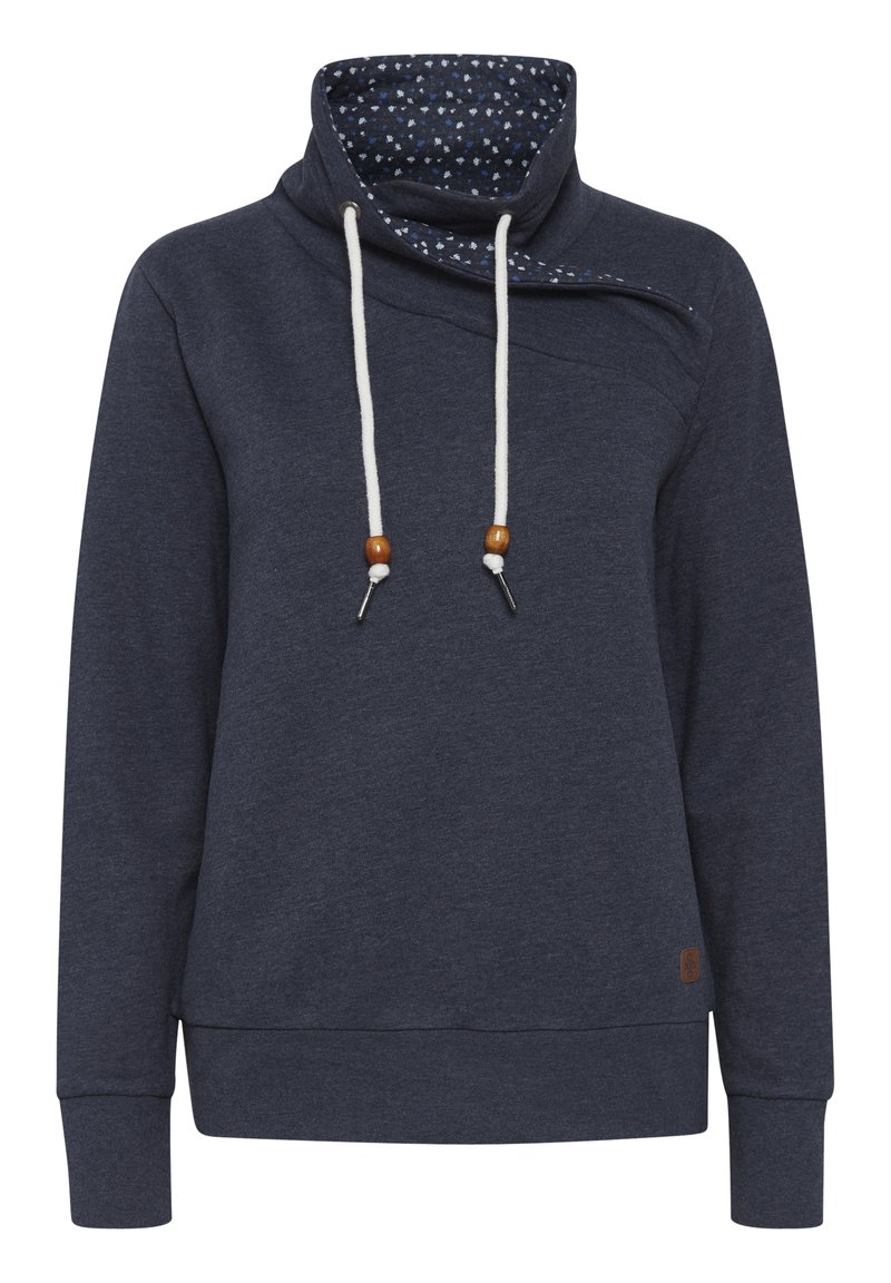 Damen Sweatshirts | Oxmo OXUDINE Sweatshirt total eclipse melange/blau - WM44687 Damen Sweatshirts | Oxmo OXUDINE Sweatshirt total eclipse melange/blau - WM44687