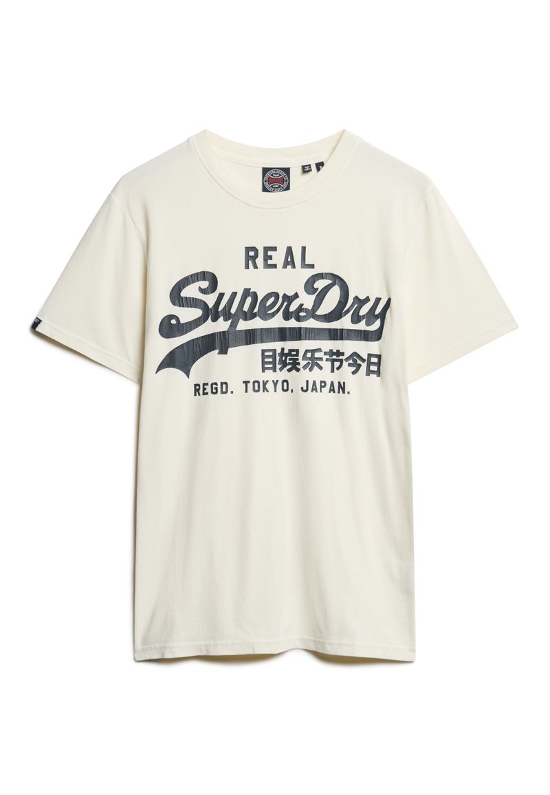 Superdry & Co T-shirt print crème Superdry & Co T-shirt print crème