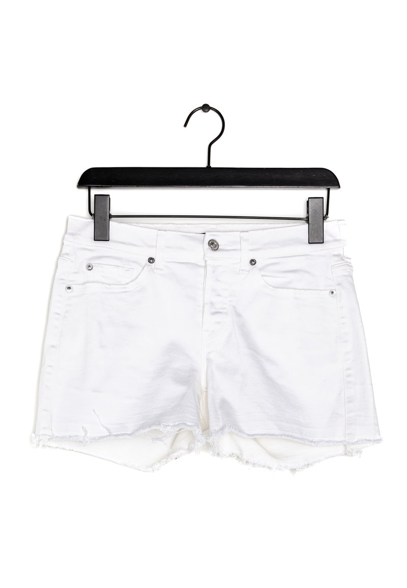 7 for all mankind Shorts vaqueros - white