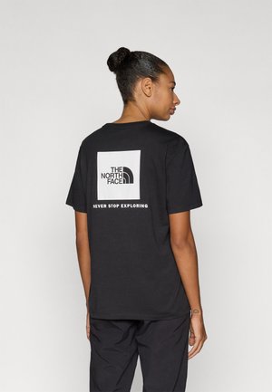 EVOLUTION BOX RELAXED SHORT SLEEVE TEE - Camiseta estampada - black/white