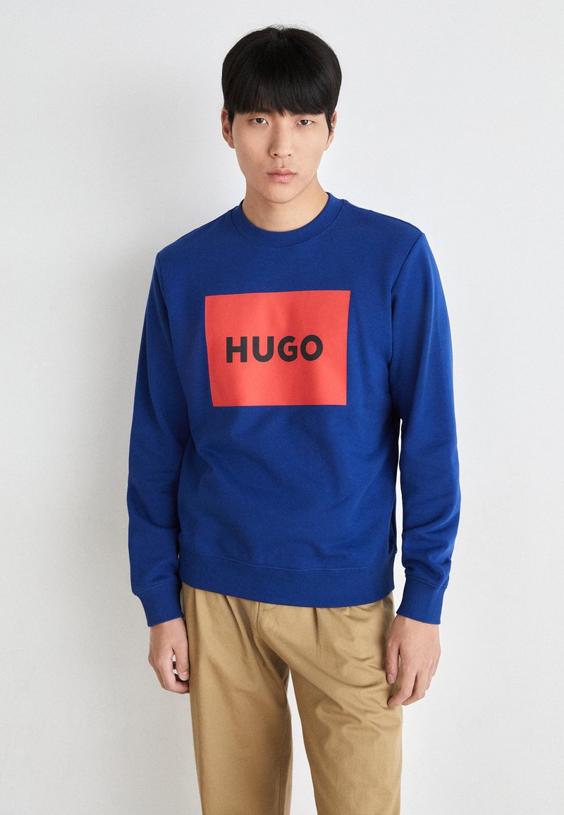 HUGO DURAGOL - Sweatshirt - medium blue