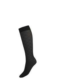 SHEER PATTERN - Calzettoni - black