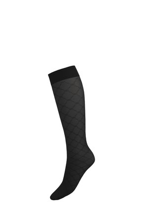 SHEER PATTERN - Knästrumpor - black