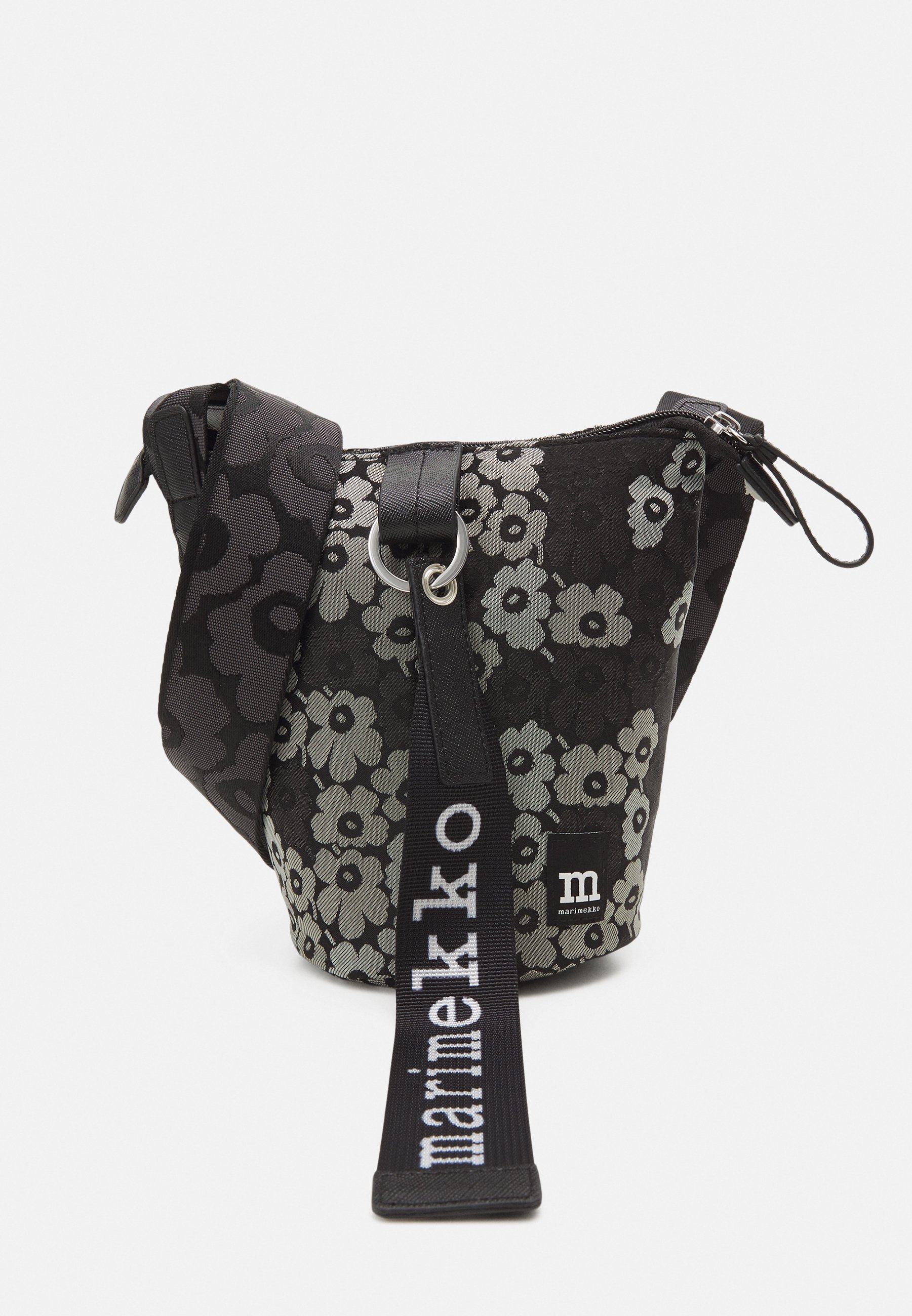 Marimekko ESSENTIAL BUCKET UNIKKO - Cross body bag - grey/light Marimekko ESSENTIAL BUCKET UNIKKO - Cross body bag - grey/light