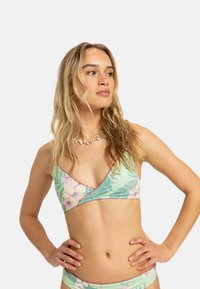 Roxy Bikinitop - green pink