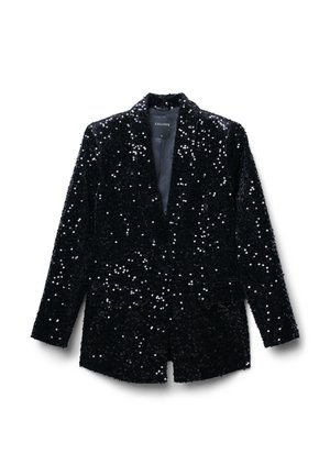 MONOPETTO PAILLETTES - Blazer - ultrablack
