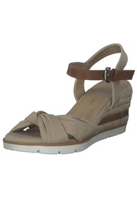 TOM TAILOR Sandalias de cuña - beige