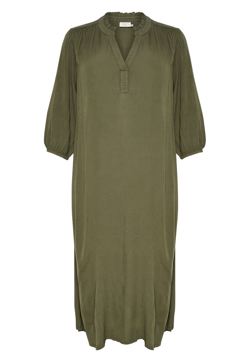 Kaffe Curve Maxi-jurk wintergroen