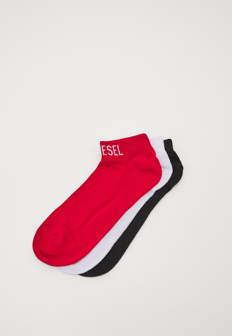 Diesel SAX THREEPACK - Socks - red/white/black/black - Zalando.co.uk