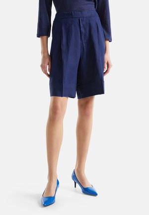 United Colors of Benetton BERMUDAS WITH CUFFS - Shorts - dark blue