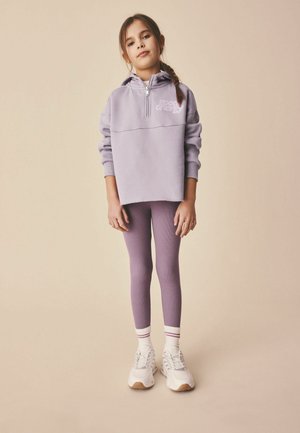 Next, REGULAR FIT - SLOGAN SET - Hættetrøje - dusky purple