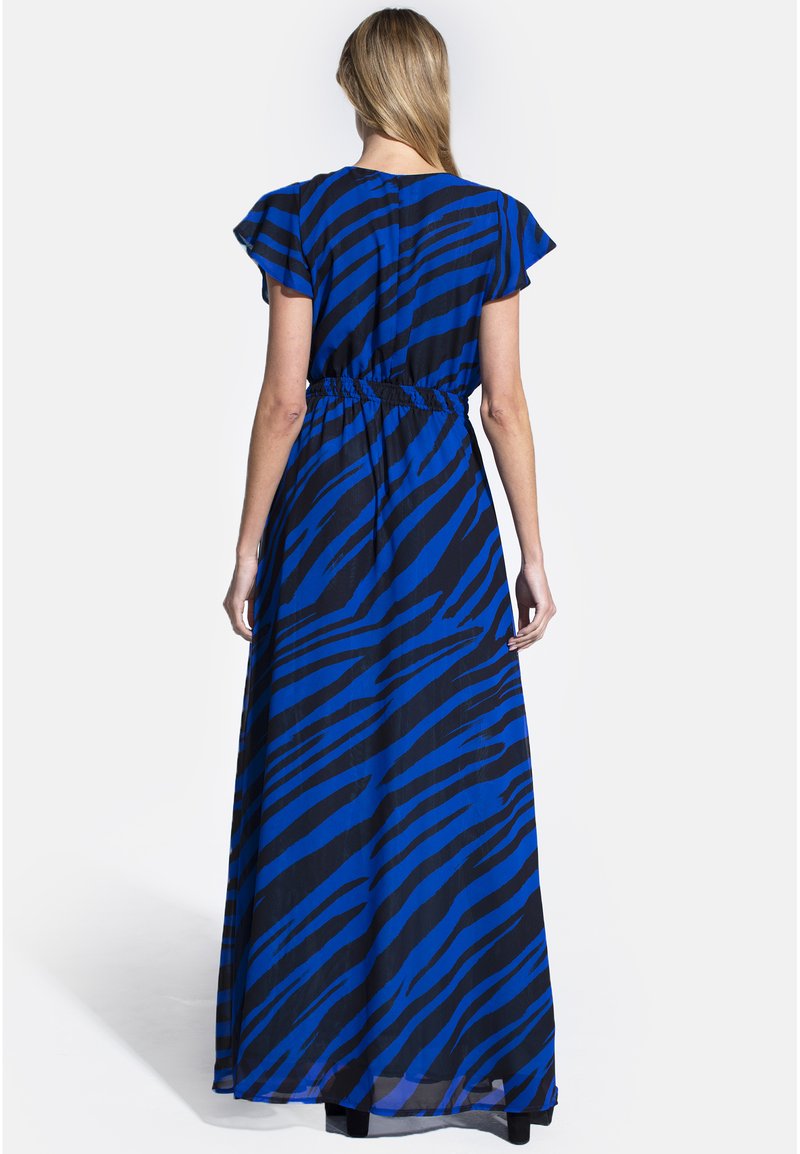 blue dress for baby girl Iris Striped Maxi Dress