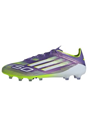 F50 ELITE AG - Football boots artificial grass - purple rush   cloud white   lucid lemon