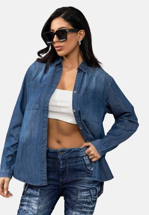 Hemdbluse - blau