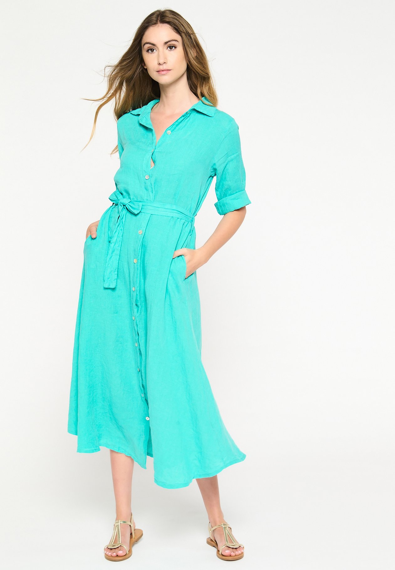 boden katrina maxi shirt dress