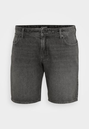 Shorts in denim nero con un classico design a cinque tasche, chiusura con bottone e accenti di cucitura. Realizzati in materiale di cotone resistente.