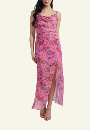 FLOWERS   - Maxi dress - pink dahlia