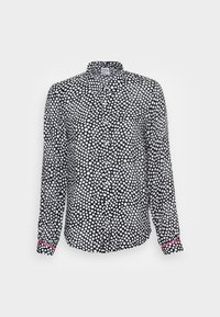BLOUSE - Blusa com botões - black/white