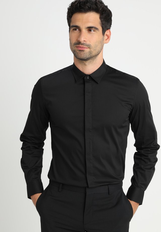 SLIM FIT - Zakelijk overhemd - nero