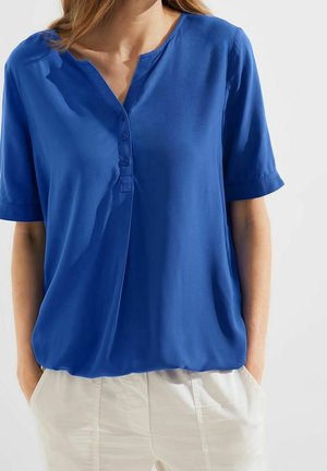 Blouse - mottled blue